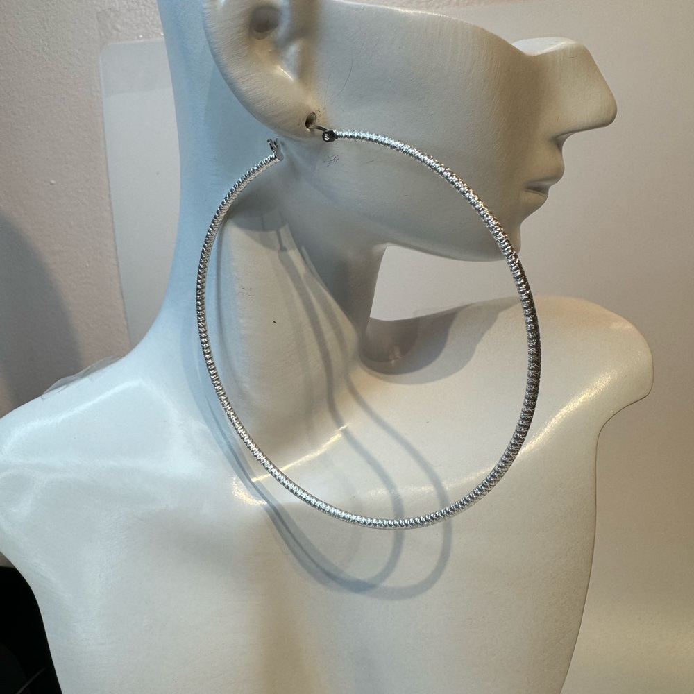 .925 Sterling Silver hoops earrings from Mexico
